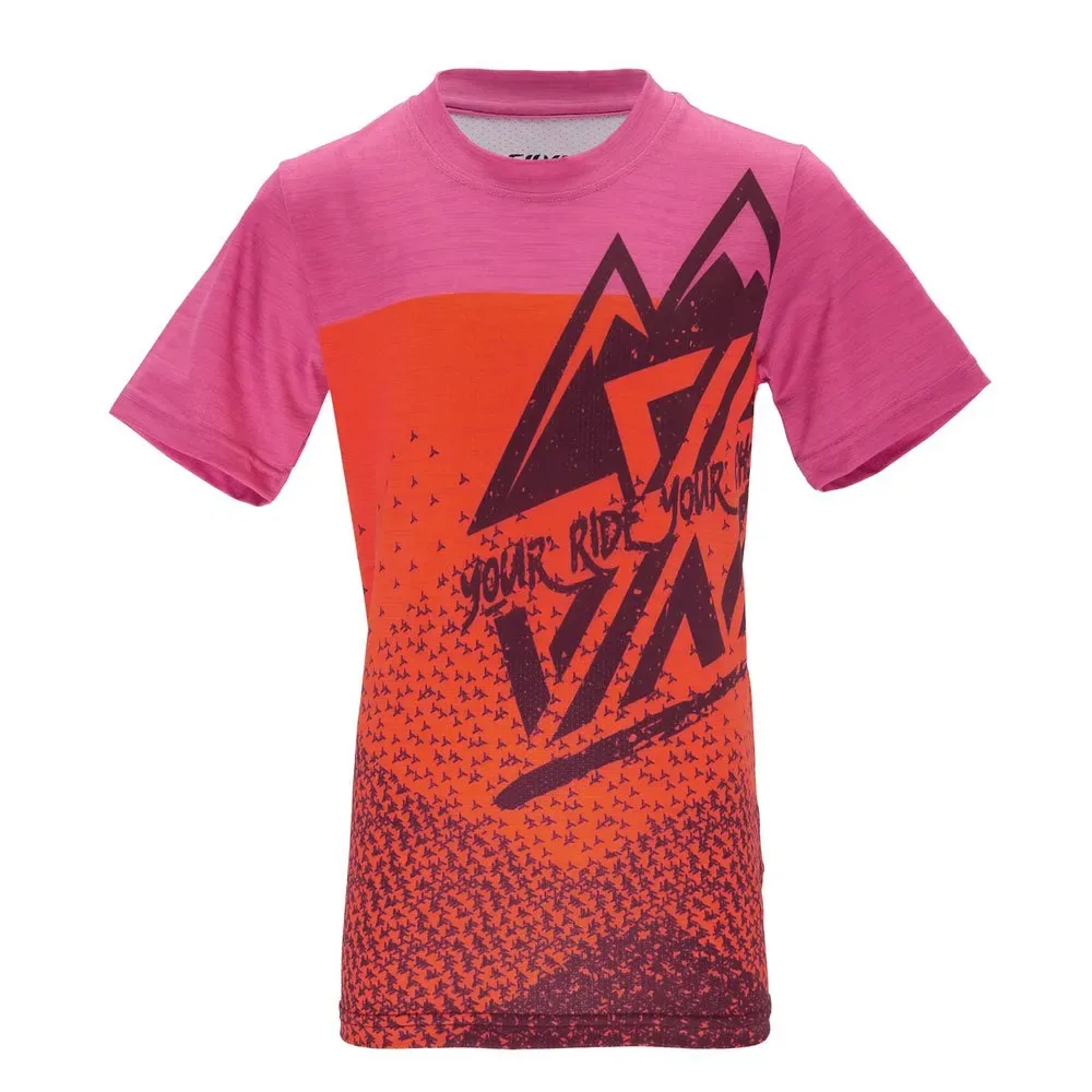 Maglia Da Enduro A Maniche Corte Cd2283 Denni Orange / Fuchsia - SILVINI - FashionsVida