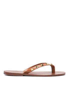 Sandali infradito in pelle Rockstud