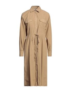 Midi-Kleid Damen Khaki 32,34,38 Damen