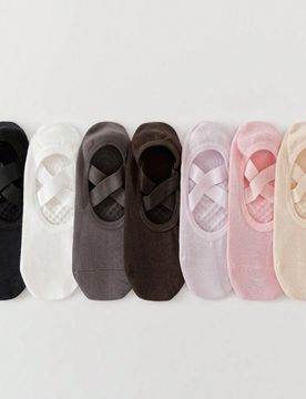 Pares de calcetines de yoga para mujer, calcetines de yoga con agarre de silicona antideslizante, agarre profesional para entrenamiento, adecuados par