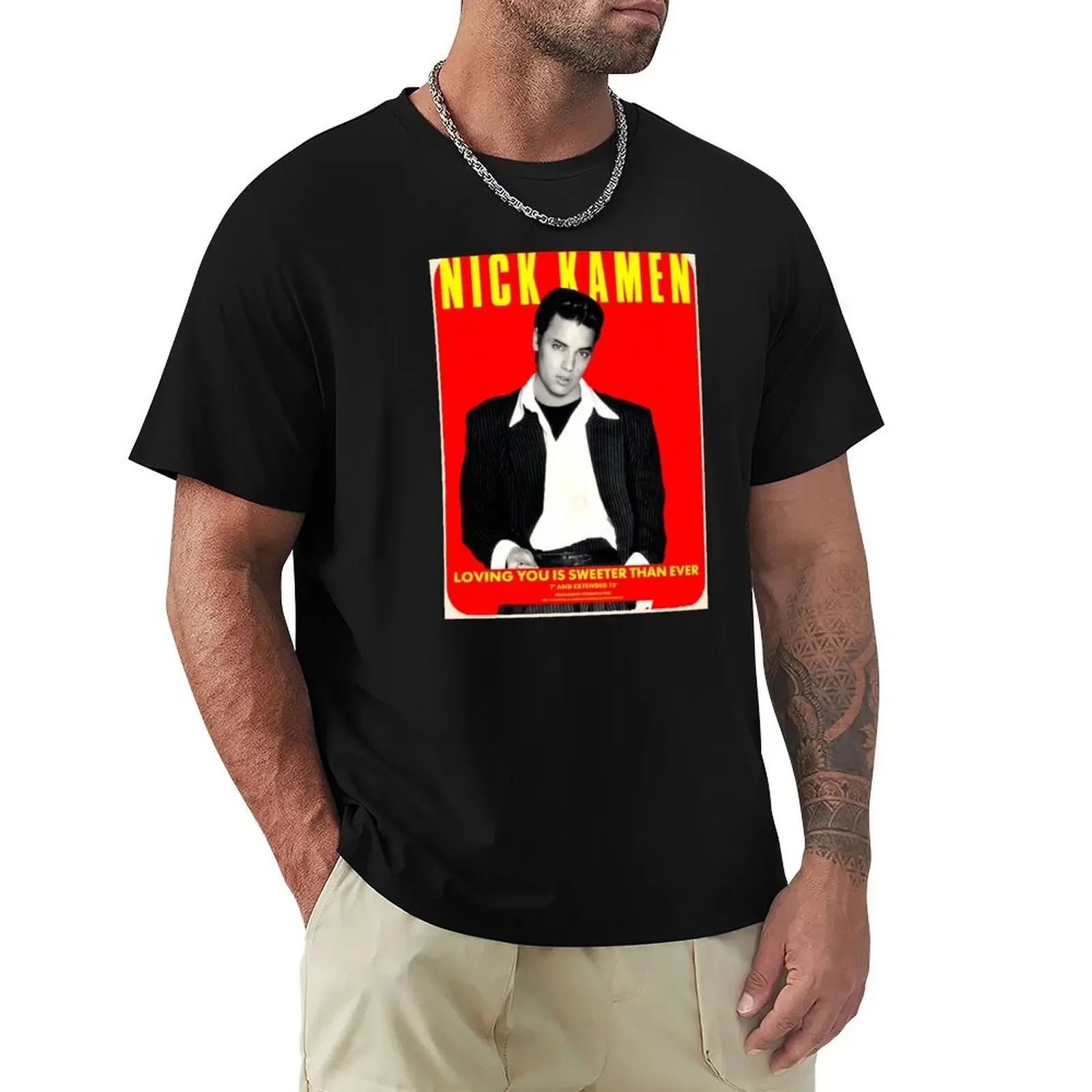 Nick Kamen T-Shirt Heavy Duty Casual Work Tee - Aliexpress - FashionsVida