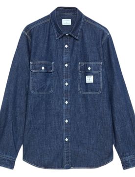 Camicia roy roger's utility shirt denim - denim dark stone
