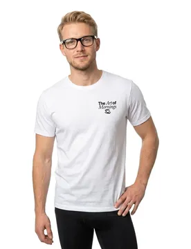 Mister T-shirt à Manches Courtes The Art Of Mornings White 5XL