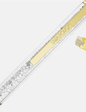 Bolígrafo crystalline con cristales bañado en tono oro con charm winnie the pooh - Swarovski - FashionsVida