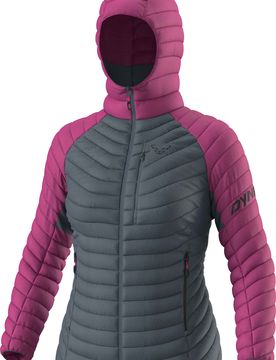 Stepp- Und Daundenjacken für Skitourengehen mit Gänsedaunen Radical Down RDS W Hood Jkt Magenta für Damen Größe L Violett
