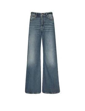 Jeans de pierna ancha LOTTA LUXE azul 27 - 7 for all mankind - FashionsVida