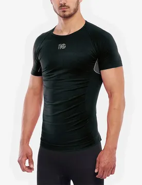 T-shirt à Manches Courtes Eleven Black L