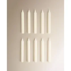 Set de 10 velas Candelabro