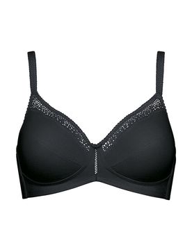BH ohne Bügel COTTON BEAUTY N black schwarz 80B damen