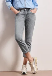 Slim Leg Jeans im Casual Fit female Grau