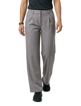 Pantalon Lisa Wide Leg Fit Light Grey Melange 36