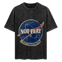 Not flat we checked T-Shirt