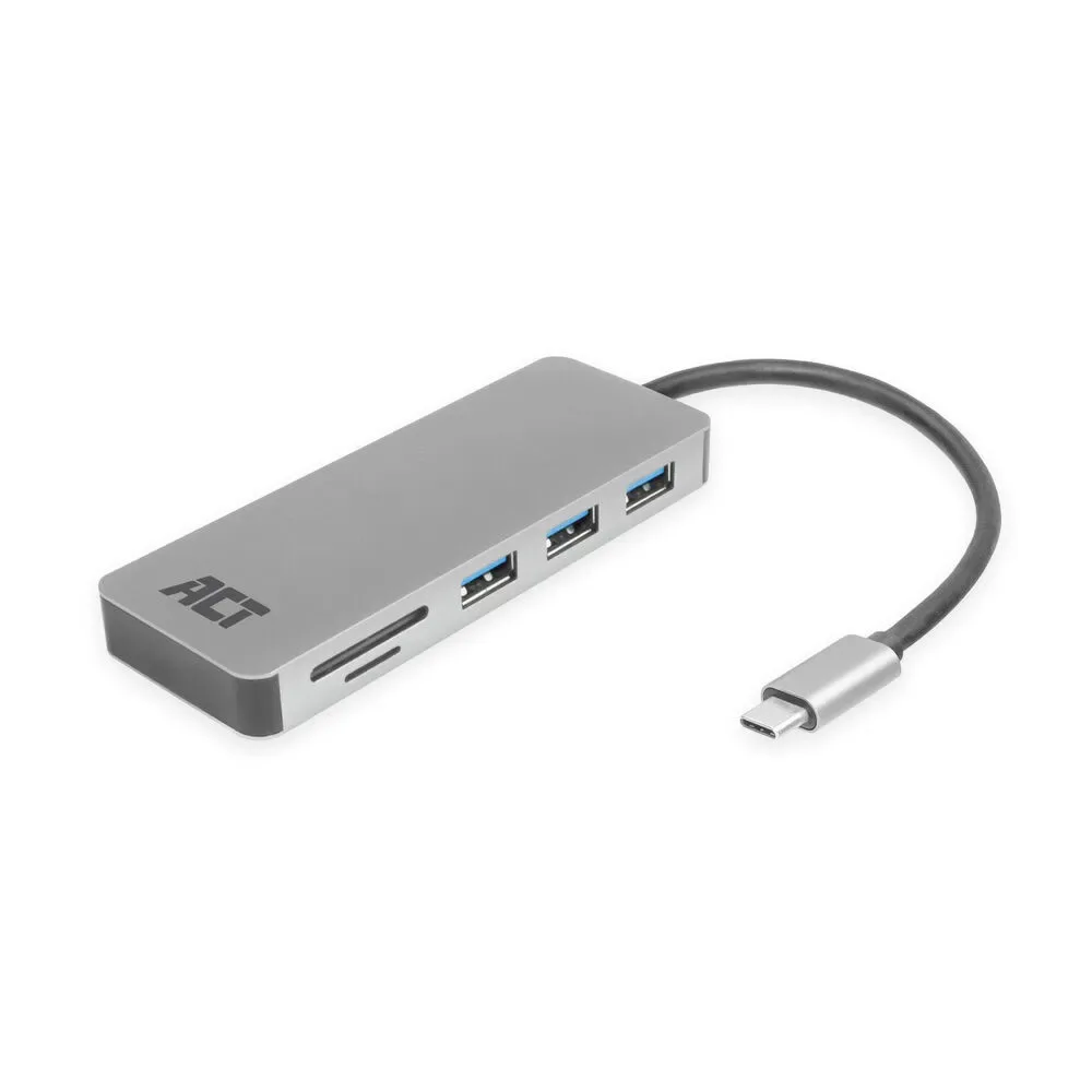 Hub Ac7050 Usb-c Card Reader 0.12 M Silver One Size unisex - Act - FashionsVida