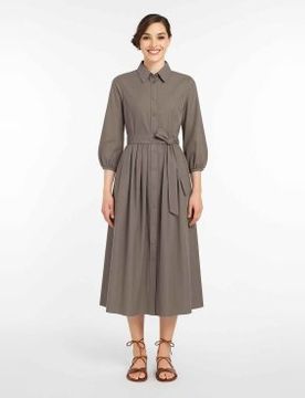 Para mujer. 2515221042600 Vestido camisero Catone (38), Casual, Algodón, Manga larga