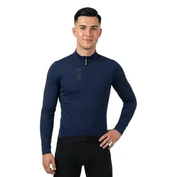 Maglia A Maniche Lunghe Pragma Color Block Navy Blue