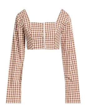 Top Mujer Marrón M,XS Mujer - Weili Zheng - FashionsVida