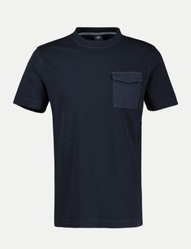 Lerros T-Shirt Serafino Blau XL