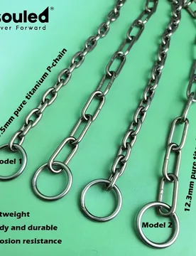 Mm/12.3mm pure titanium seamless welded P-chain, lightweight, sturdy and durable - Aliexpress - FashionsVida