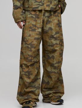 Herren Extreme Fallschirm Tarn Ripstop Hose Green Größe XL