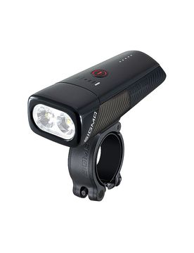 Faro delantero de batería para bicicleta Buster 1100 negro