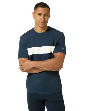 T-shirt à Manches Courtes Montana Brush Regular Fit Blueberry / Fresh White XL