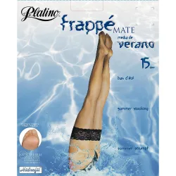 Media de verano anticarreras de 15 deniers mate y transparente