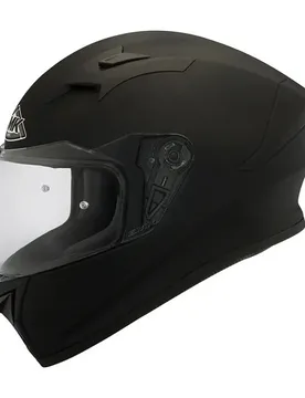 Casco Moto Integrale Stellar Solid MA200 Nero opaco taglia 2XL - Smk - FashionsVida