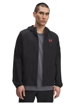Veste Vibe Woven Black / Racer Red M - Under armour - FashionsVida