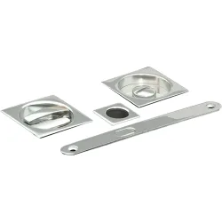 Kit Puertas Correderas Embutir Cuadrado 56 x 56 mm - 160 x 17 mm