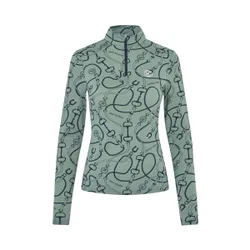 Damen Trainingsshirt KLLarissa, green agave M