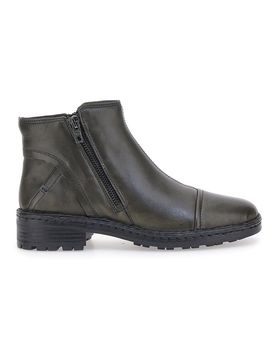 Stivaletti Verdi in Vera Pelle con Cerniere Laterali 379018 38