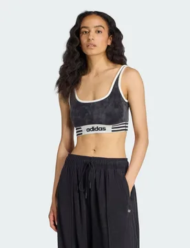 Top reggiseno sverniciato 2XS Black - Adidas - FashionsVida