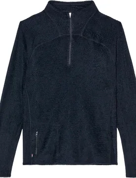 Polaire fine et isolante - MxE Alpha 1/4 Zip Black - Taille M - Noir - Millet - FashionsVida