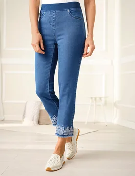 Bequembundjeans Powerstretch - Blue Denim - female - Size: 50 - Avena - FashionsVida