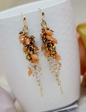 New Drop Shape Long Tassel Earrings Ethnic Style Exaggerated Glass Crystal Earrings Bohemian Accessories for Women - Aliexpress - FashionsVida