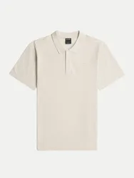 Jacquard Poloshirt Beige L