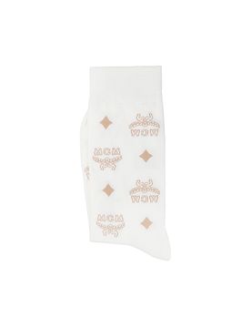 Socken weiss/beige beige M/L damen