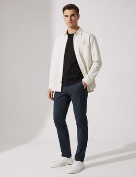 Pantaloni chino slim - steel blue