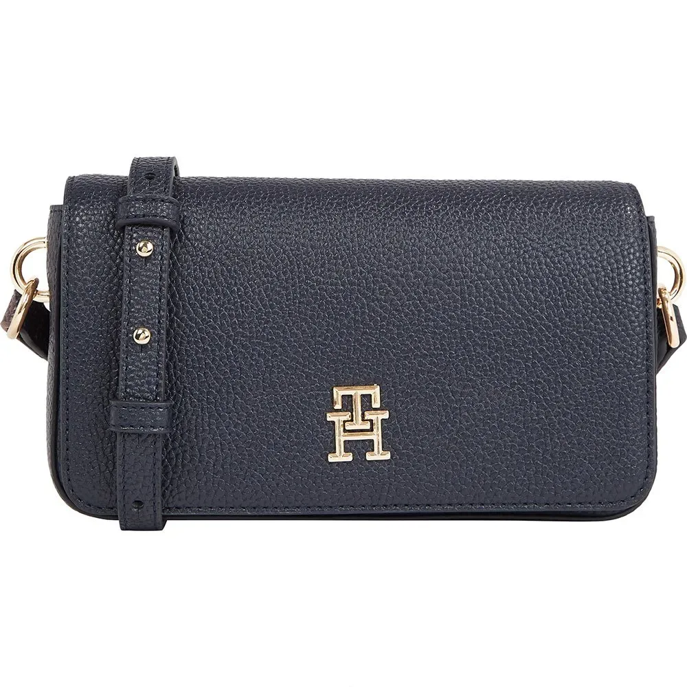 Borsa Emblem Flap Space Blue One Size - Tommy hilfiger - FashionsVida