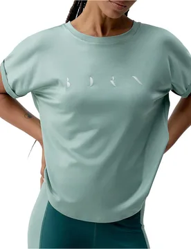 Azami camiseta manga corta mujer Verde - Born Living Yoga - FashionsVida