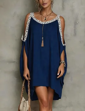 Women Summer Sleeveless Off Shoulder Fashion Dress Loose Casual Versatile Vacation Wear - Aliexpress - FashionsVida