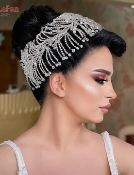 YouLaPan Shiny Bridal Headband Women Headwear Rhinestone Headpiece Wedding Hair Accessories Bride Tiara Pageant Headdress HP378 - Aliexpress - FashionsVida