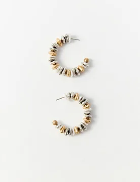 Sfera - Aros piezas bicolor - Sfera - FashionsVida