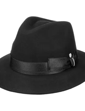 Dendaron Wool Hat With Cashmere by - black - Damen - Size: S (54-55 cm) - Lierys - FashionsVida