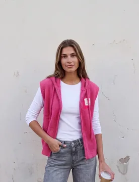 Street One Weste mit Kapuze und Zipper female Pink - Street One Studio - FashionsVida