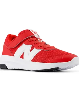 Sneaker 578v1 Bungee Lace Top Strap Ps True Red EU 35 - New Balance - FashionsVida