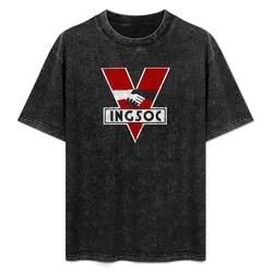 INGSOC - 1984 T-Shirt Soft Touch Basic Cotton T-Shirt