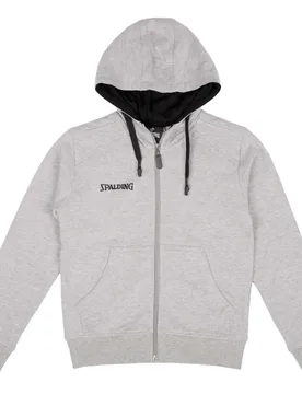 Sweat-shirt à Zip Flow Grey Melange 3XL - Spalding - FashionsVida