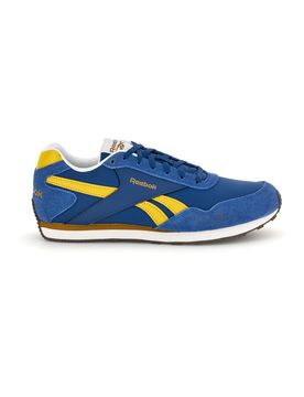 Sneakers blu e gialle con inserti a contrasto Glide Low 42½