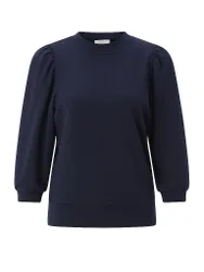 Maglietta a maniche lunghe blu M